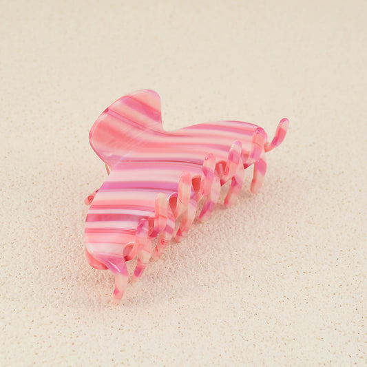 Pink Shade Acetate Cellulose Hair Claw